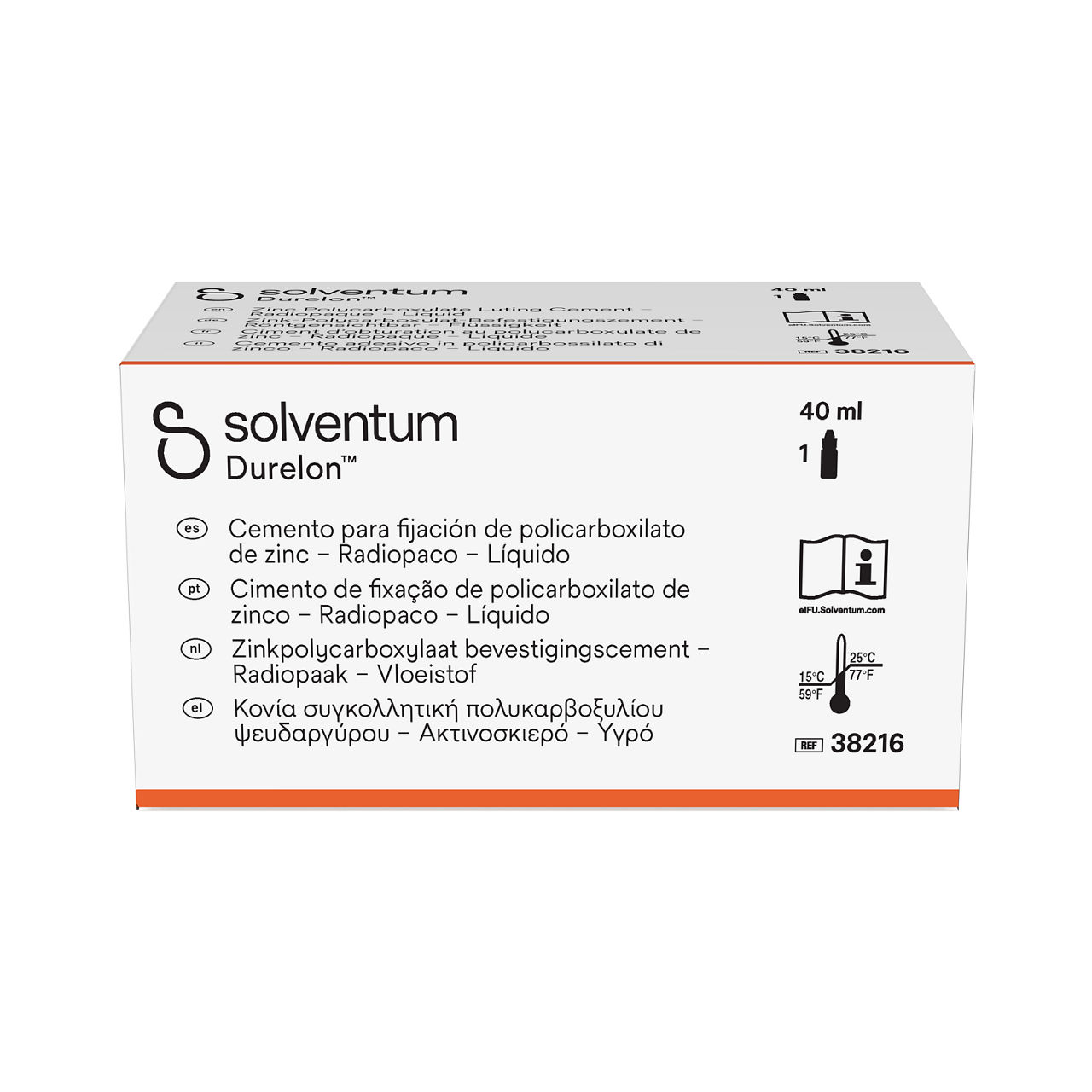 Solventum™ Durelon™, 38216 -Bottom, Center, In Packaging (9C1)