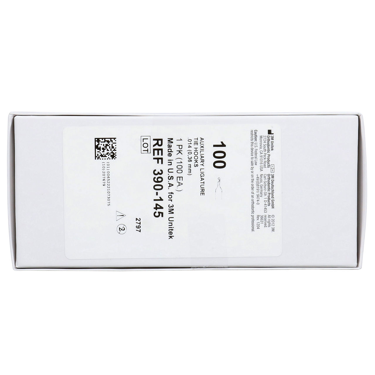 3M™ Unitek™ Auxiliary Ligature Tie Hook 390-145, 0.014