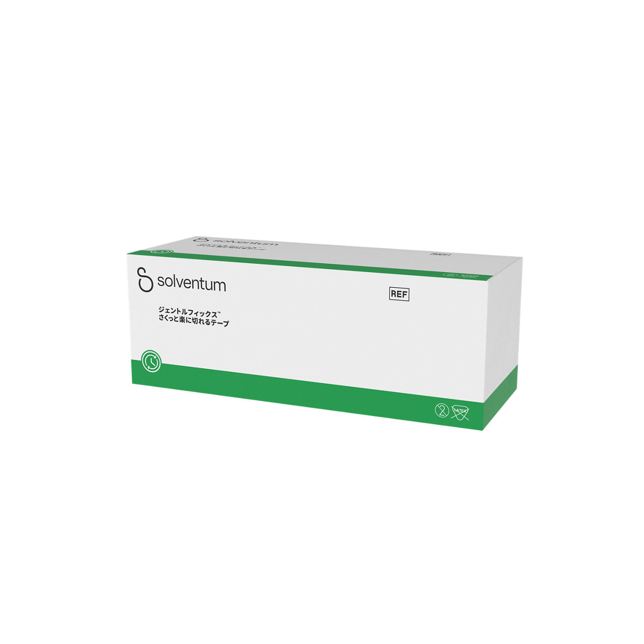 Solventum™ Gentlefix™ Easy Cuttable Surgical Tape, 3969SP-0, 12.5 mm x 7 m, 12/CAR, 10 CAR/CS, 120/CS - Front, Right, In Packaging (1R1)