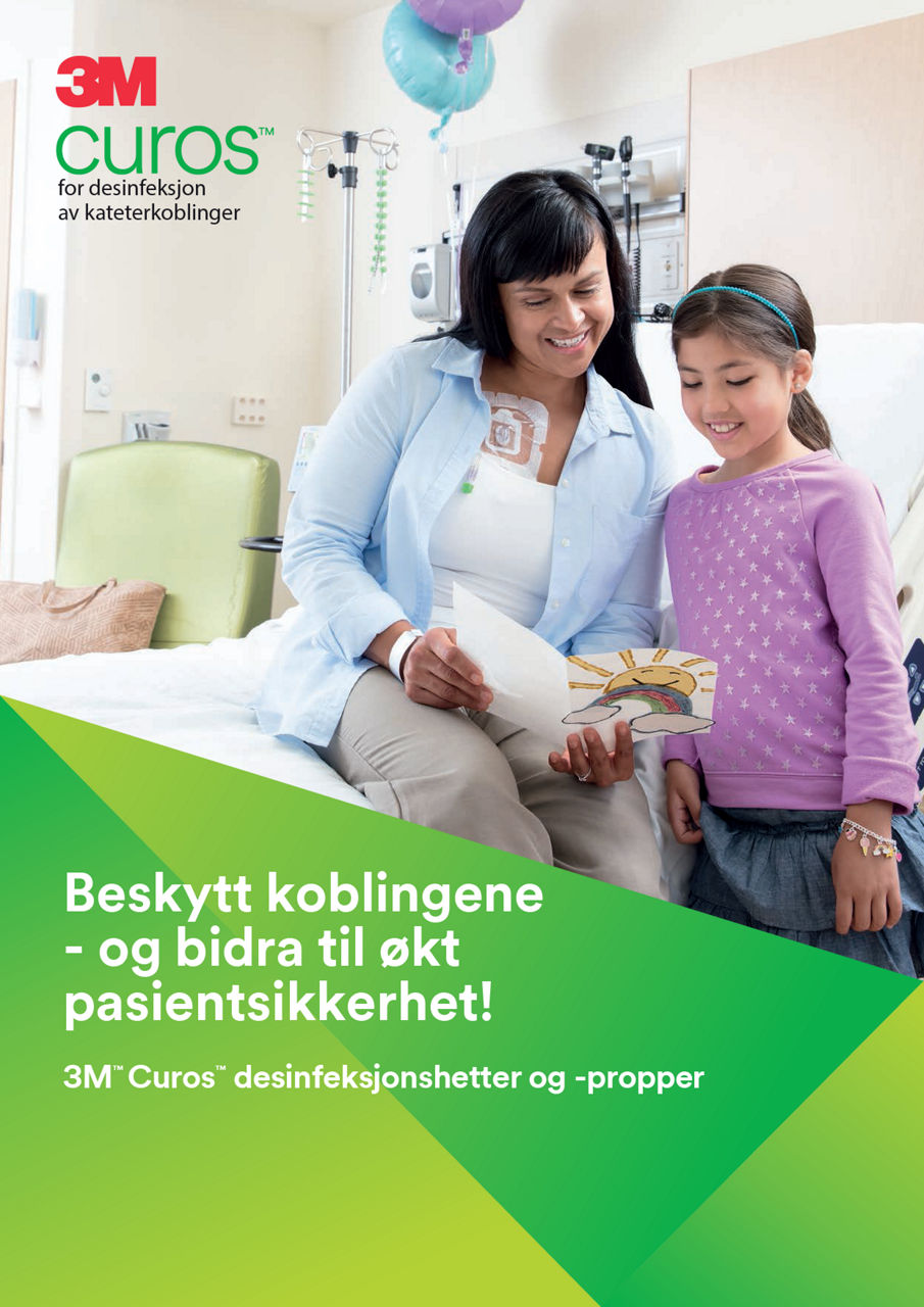 3M™ Curos™ desinfeksjonshetter og -propper hefte