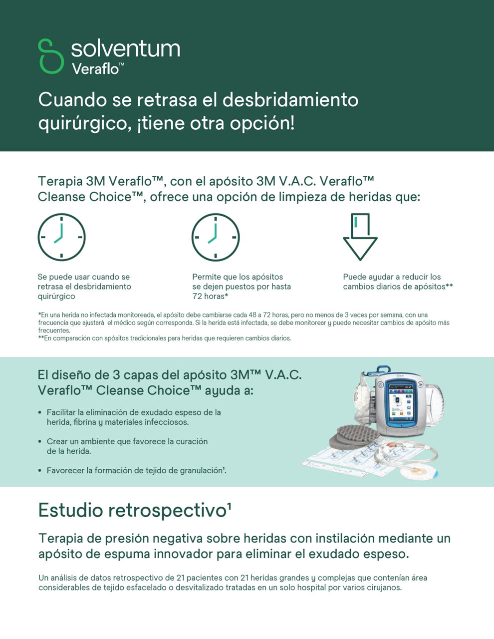 Veraflo Therapy expert recommendations brochure cover preview