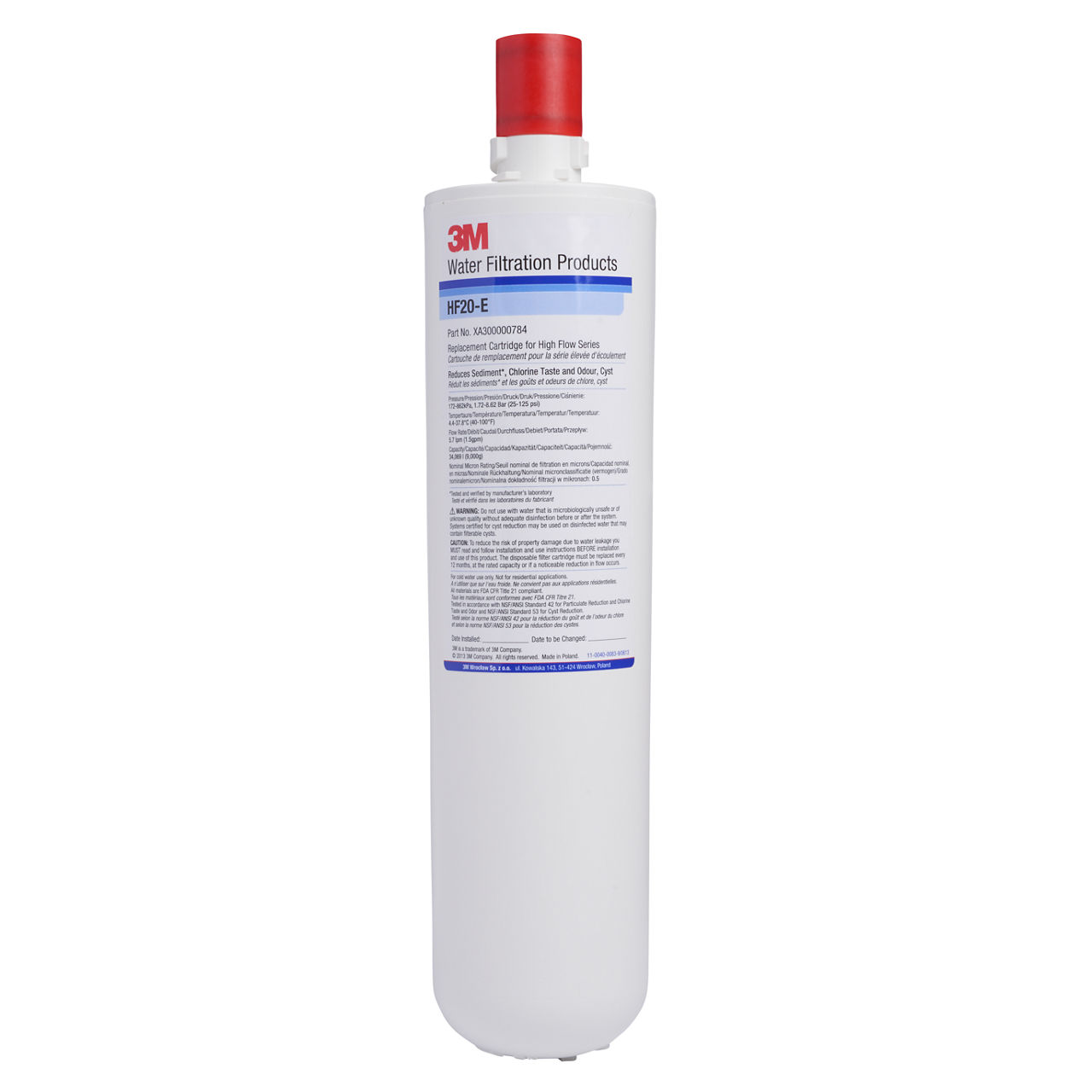 3M™ Filterkopf, VH3-NB-BSP, Non Bracket, 3/8" BSPT, A3 Key, 6209314