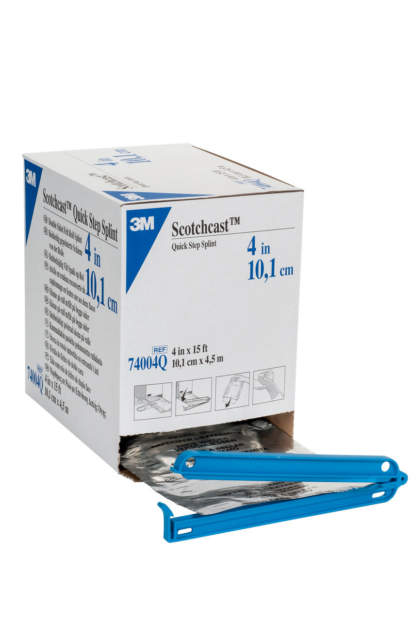 3M™ Scotchcast™ Quick Step Double Sided Felt Roll Splint, 74004Q, 4 Inch