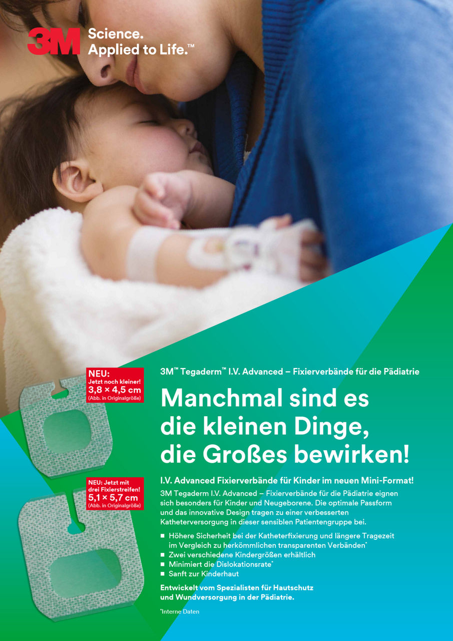 Infoblatt 3M Tegaderm IV Advanced Fixierverband