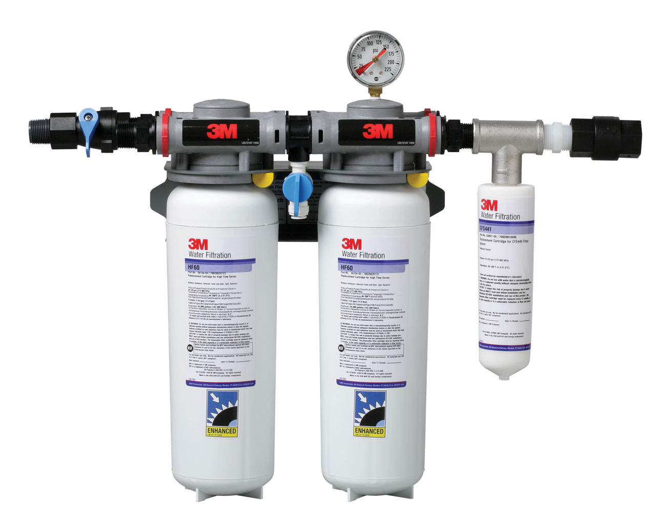 3M™ Dual Port 260 Series Water Filtration System DP260, 5625501, 0.2 umNOM, 6.68 gpm, 70000 gal, 1/Case