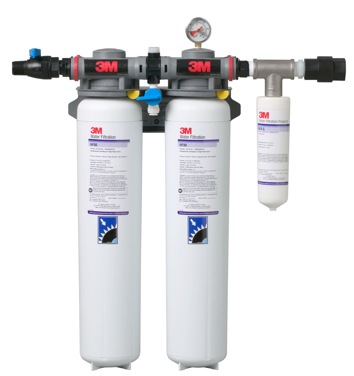 3M™ Dual Port 290 Series Water Filtration System DP290, 5624201, 0.2 umNOM, 10 gpm, 108000 gal, 1/Case
