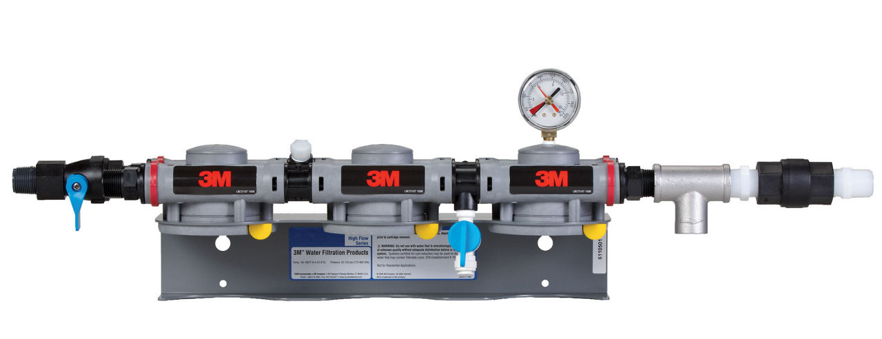 3M™ High Flow Series Dual Port Triple Manifold Assembly (DP3XX)