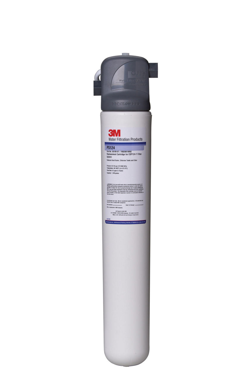 3M™ ESP Series Water Softener System ESP124-T, 5634802, Extended LengthStyle, Valve-in-Head, 0.5 gpm, 4/Case