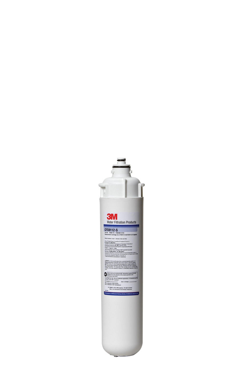3M™ 9000 시리즈 레트로핏 필터 카트리지, CFS9112-S, 5631604, Standard Length, 1 μm NOM, 1.5 gpm, 10000 gal, 12개/케이스