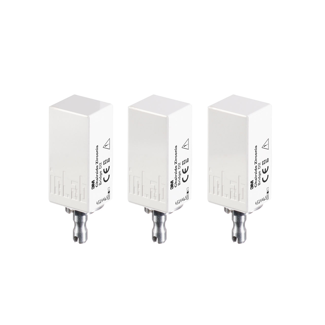 3M™ Zircone chairside Bloc pour bridge Recharge, 39mm, teinte D2, 69955