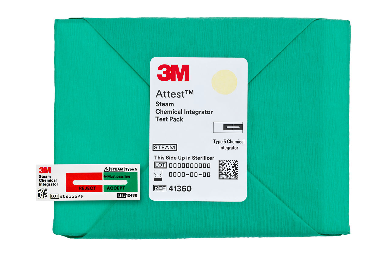 Attest™ Steam Type 5 Chemical Integrator Test Pack