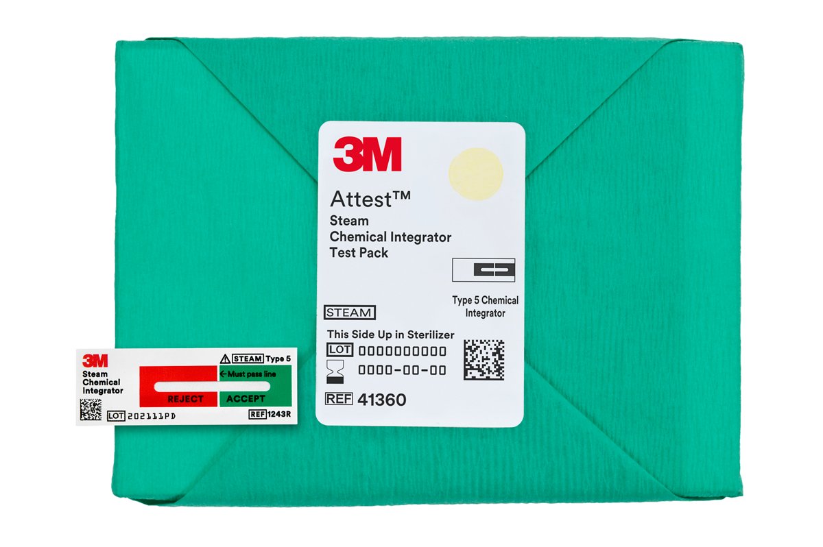 3M Attest Steam Chemical Integrator Test Pack