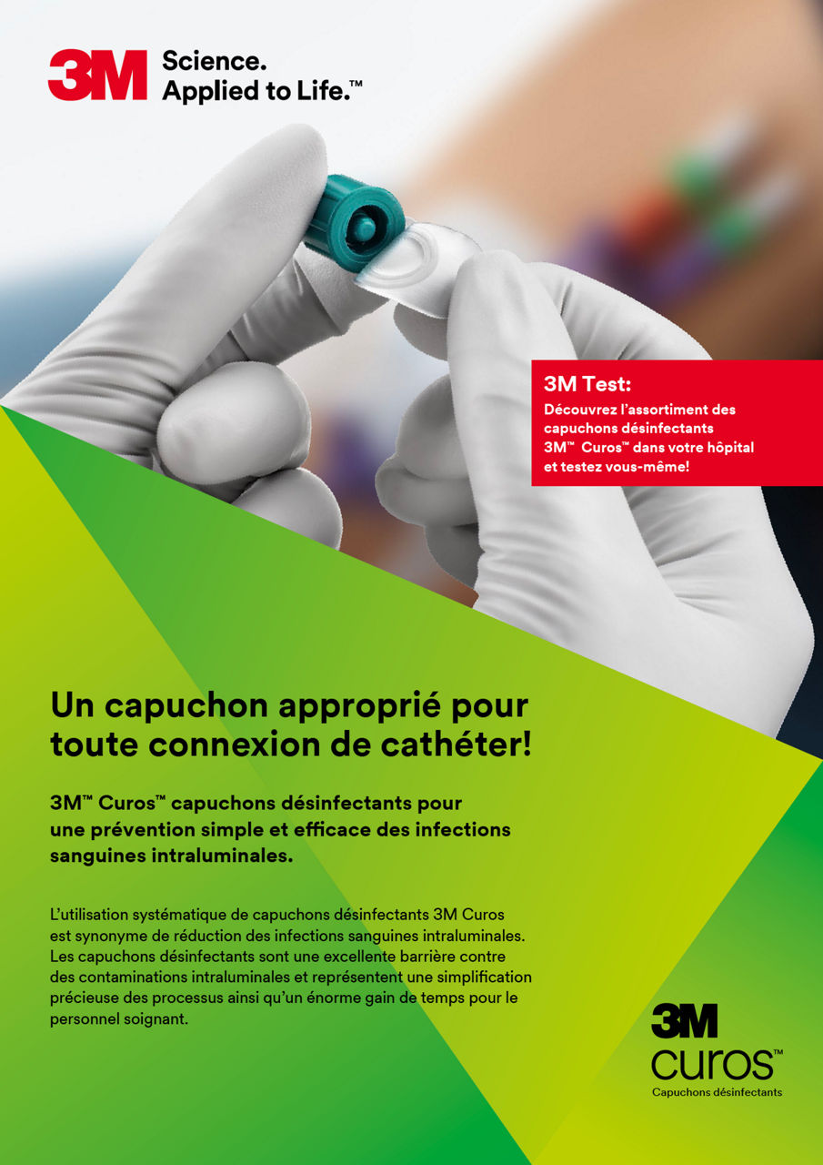 3M™ Curos™ Capuchons de désinfection Dépliant de présentation BECH-fr
