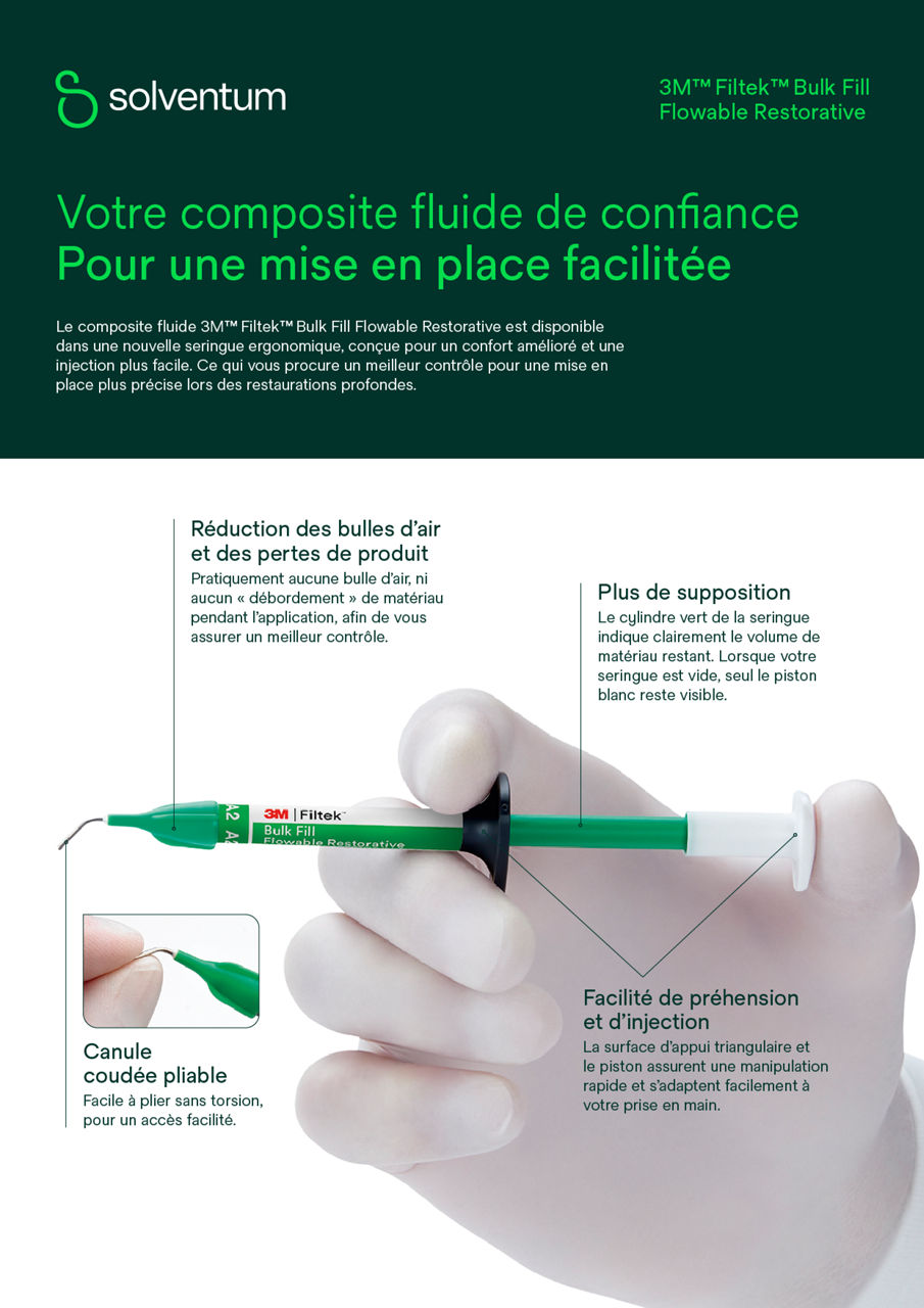  Filtek™ Bulk Fill Composite fluide Sell Sheet