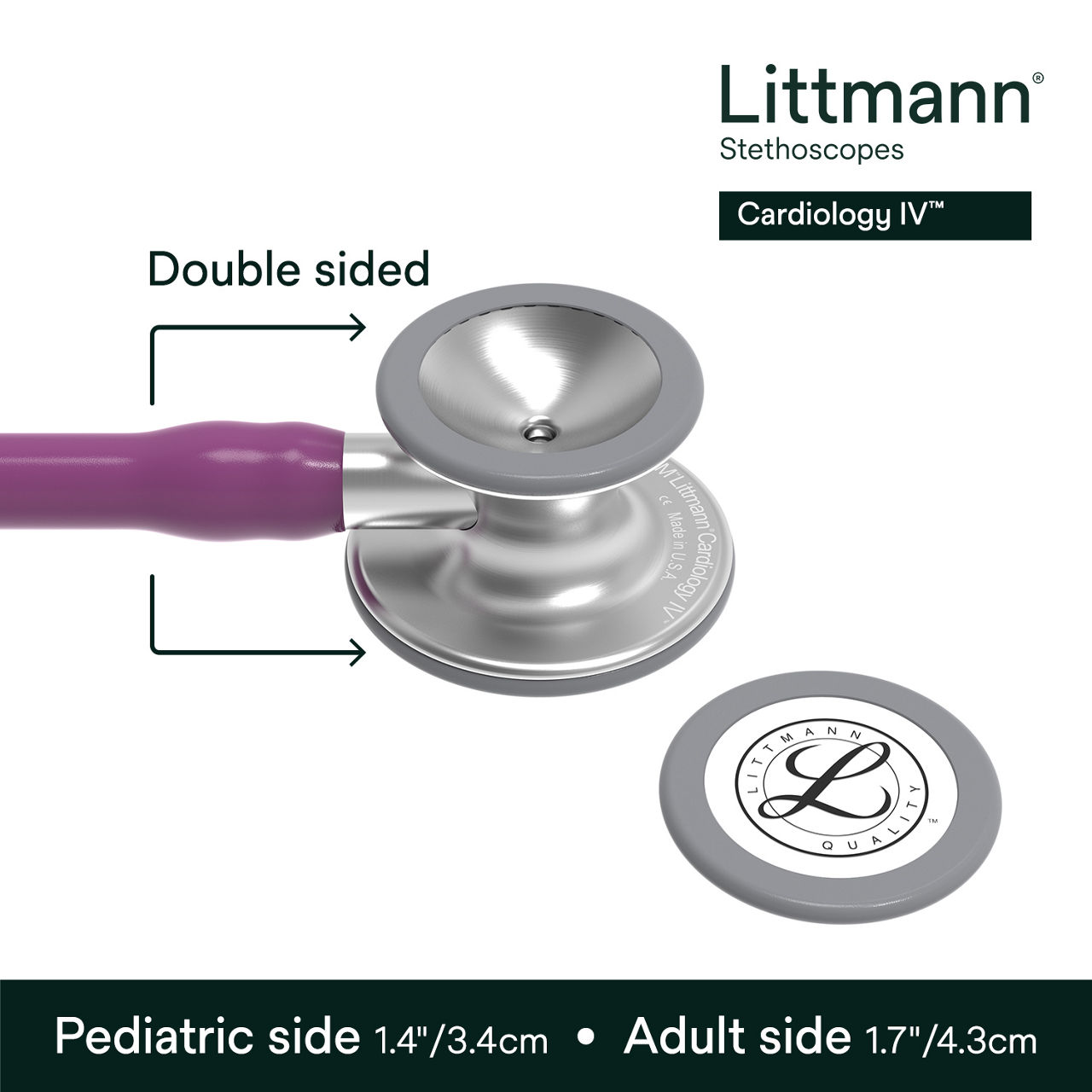 Littmann Cardiology IV Stethoscope 6156 B+ Image 2