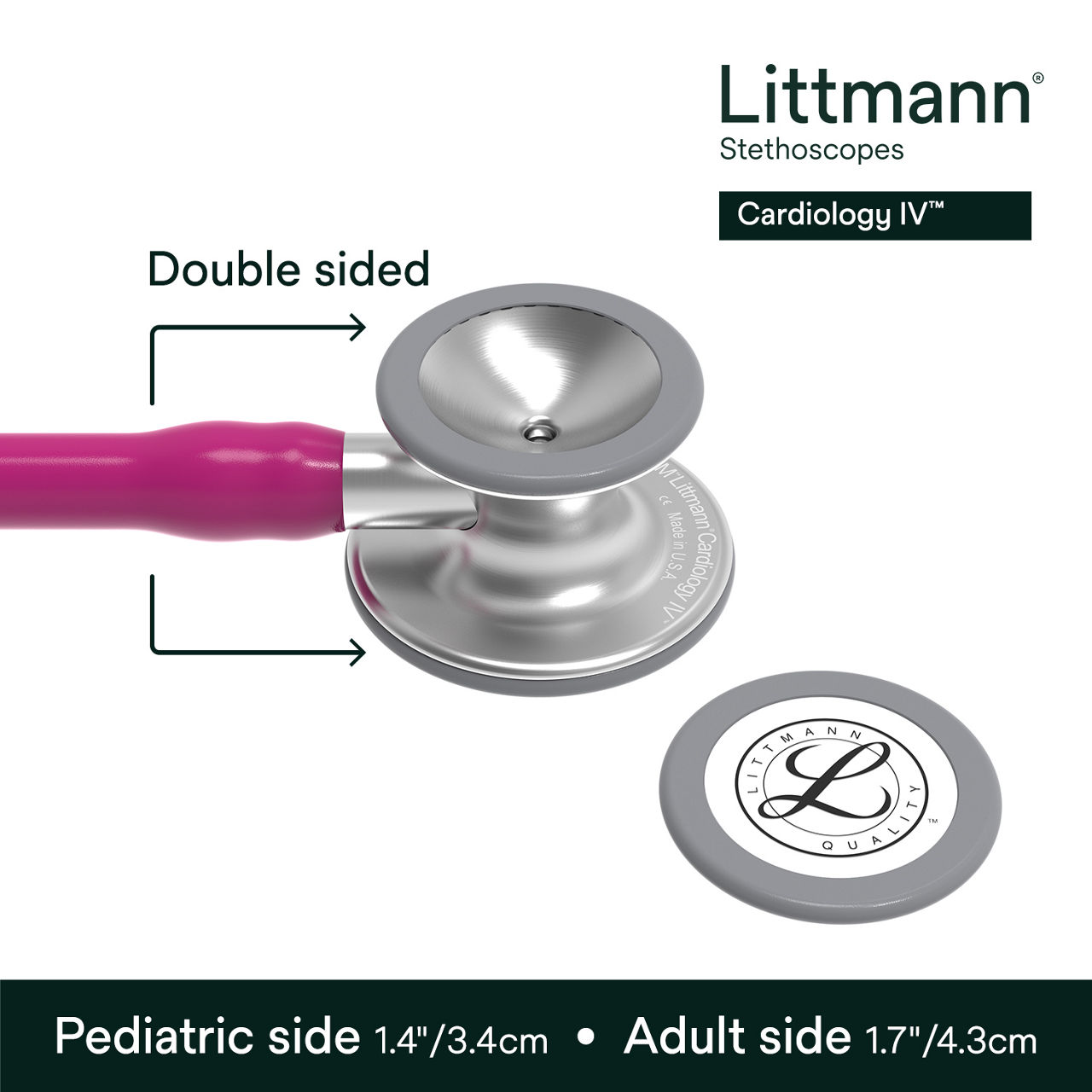 Littmann Cardiology IV Stethoscope 6158 B+ Image 2
