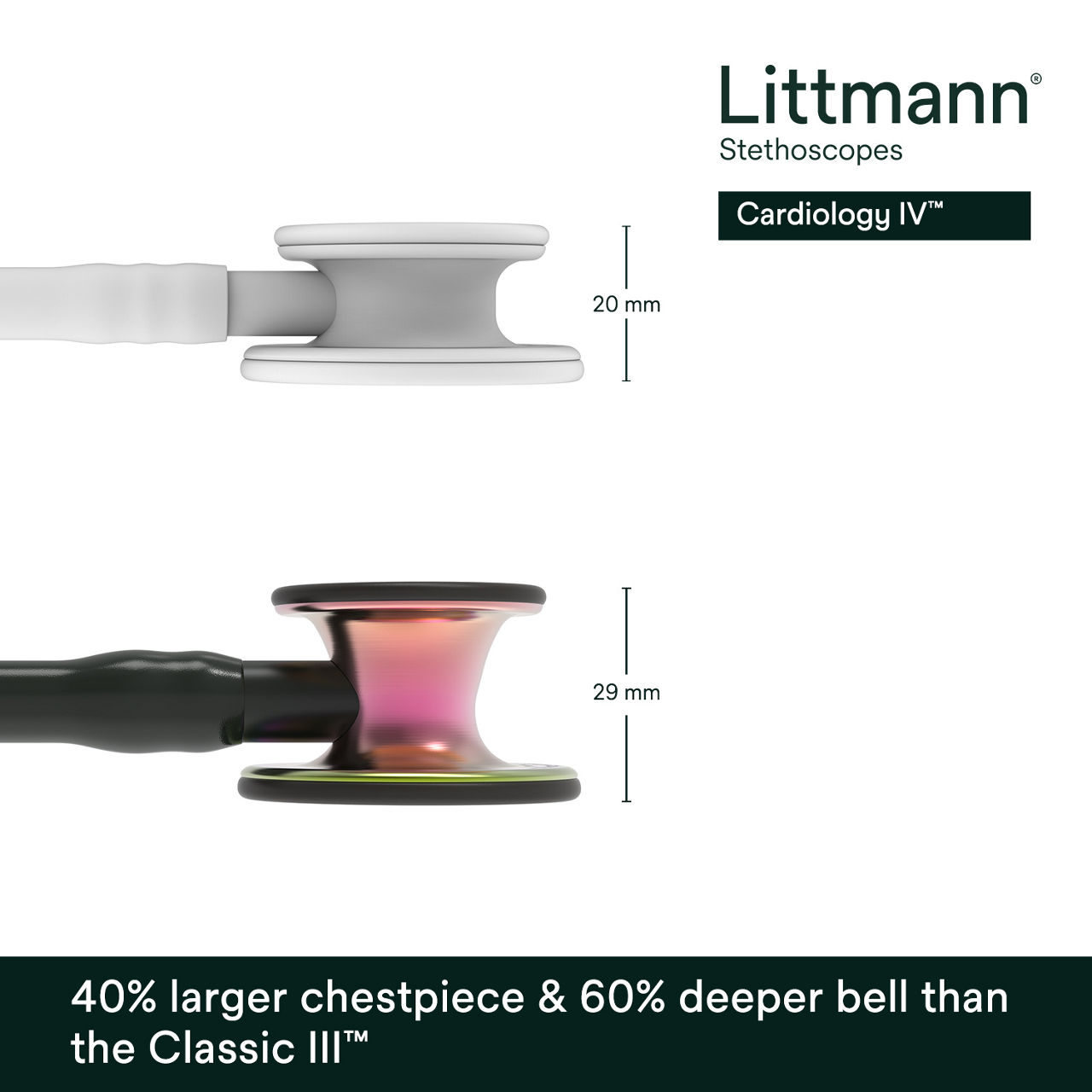 Littmann Cardiology IV Stethoscope 6165 B+ Image 3