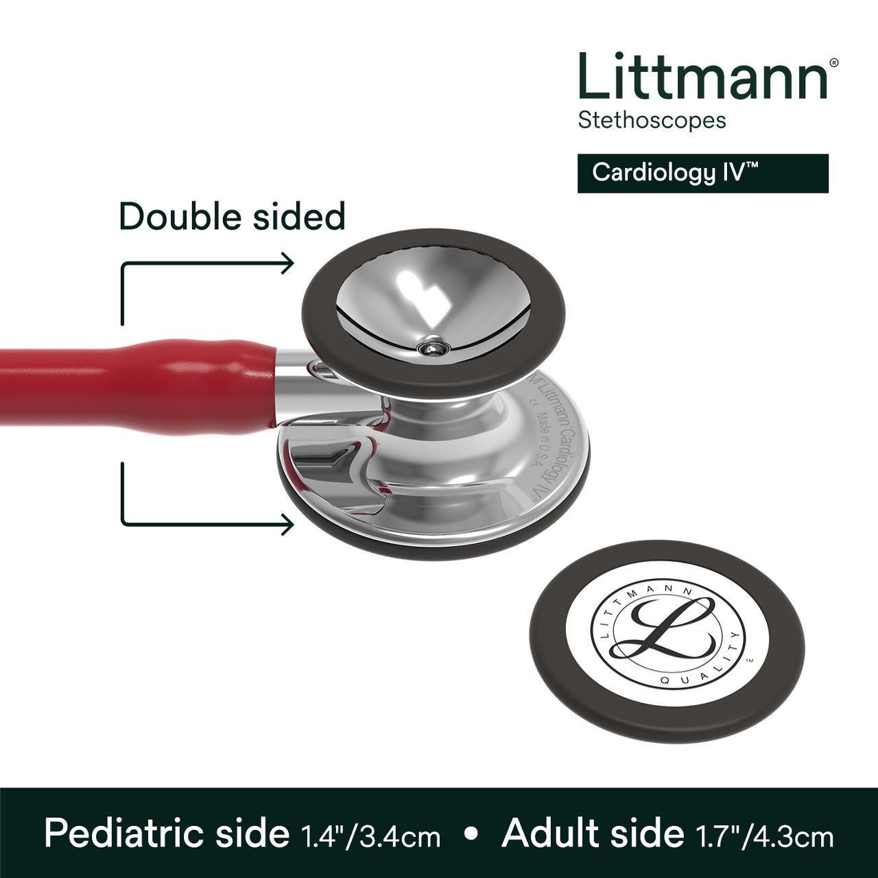Littmann Cardiology IV Stethoscope 6170 B+ Image 2