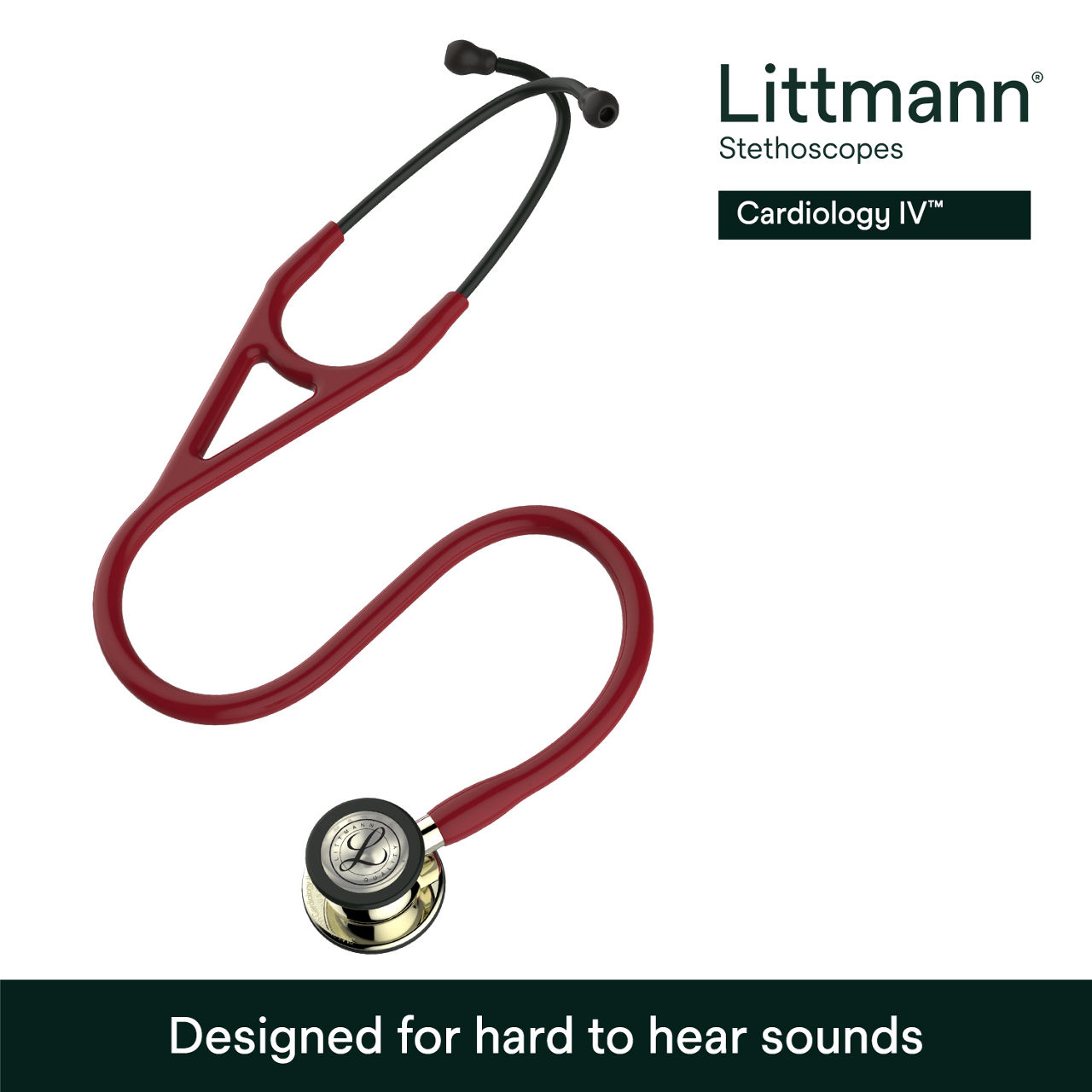 Littmann Cardiology IV Stethoscope 6176 B+ Image 1