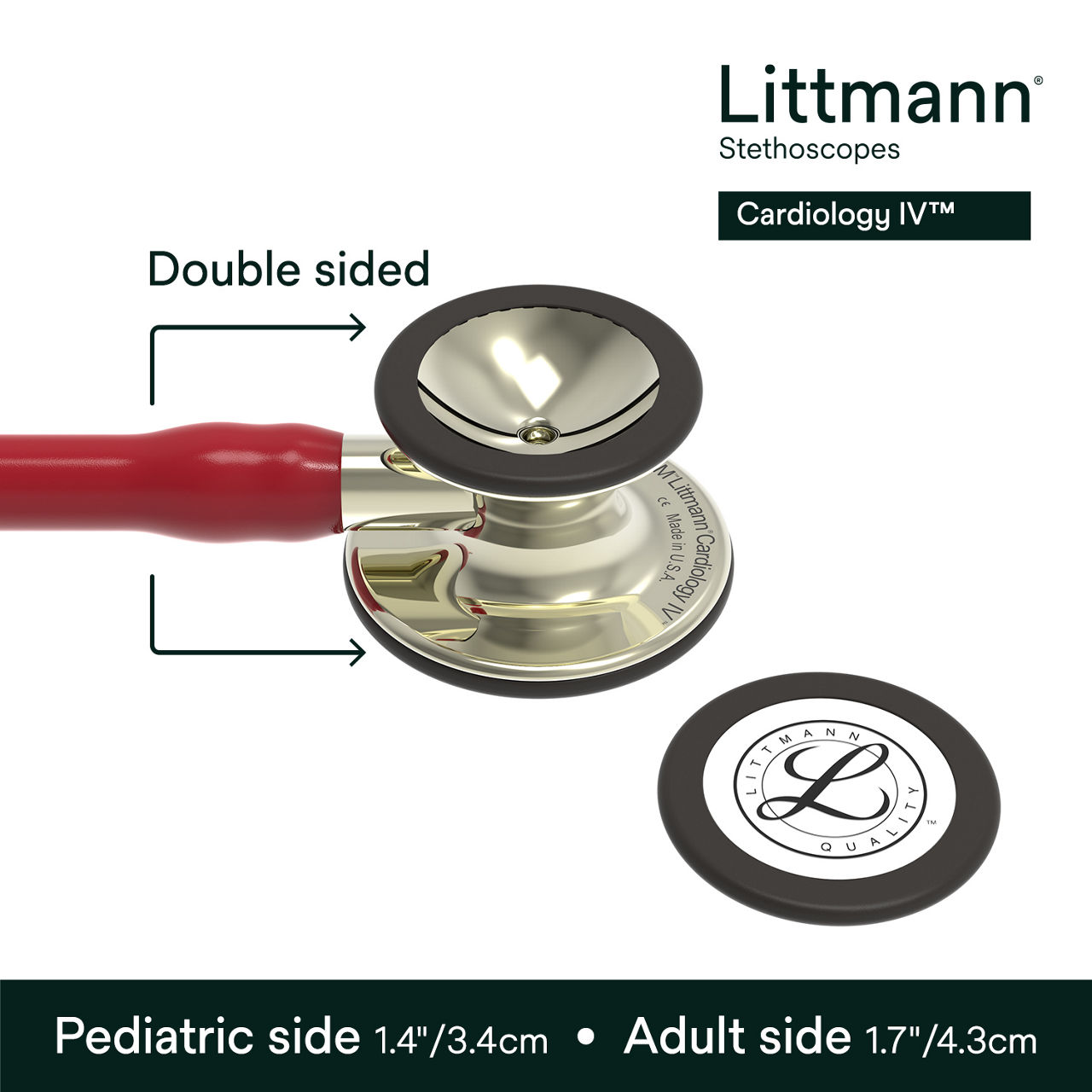 Littmann Cardiology IV Stethoscope 6176 B+ Image 2