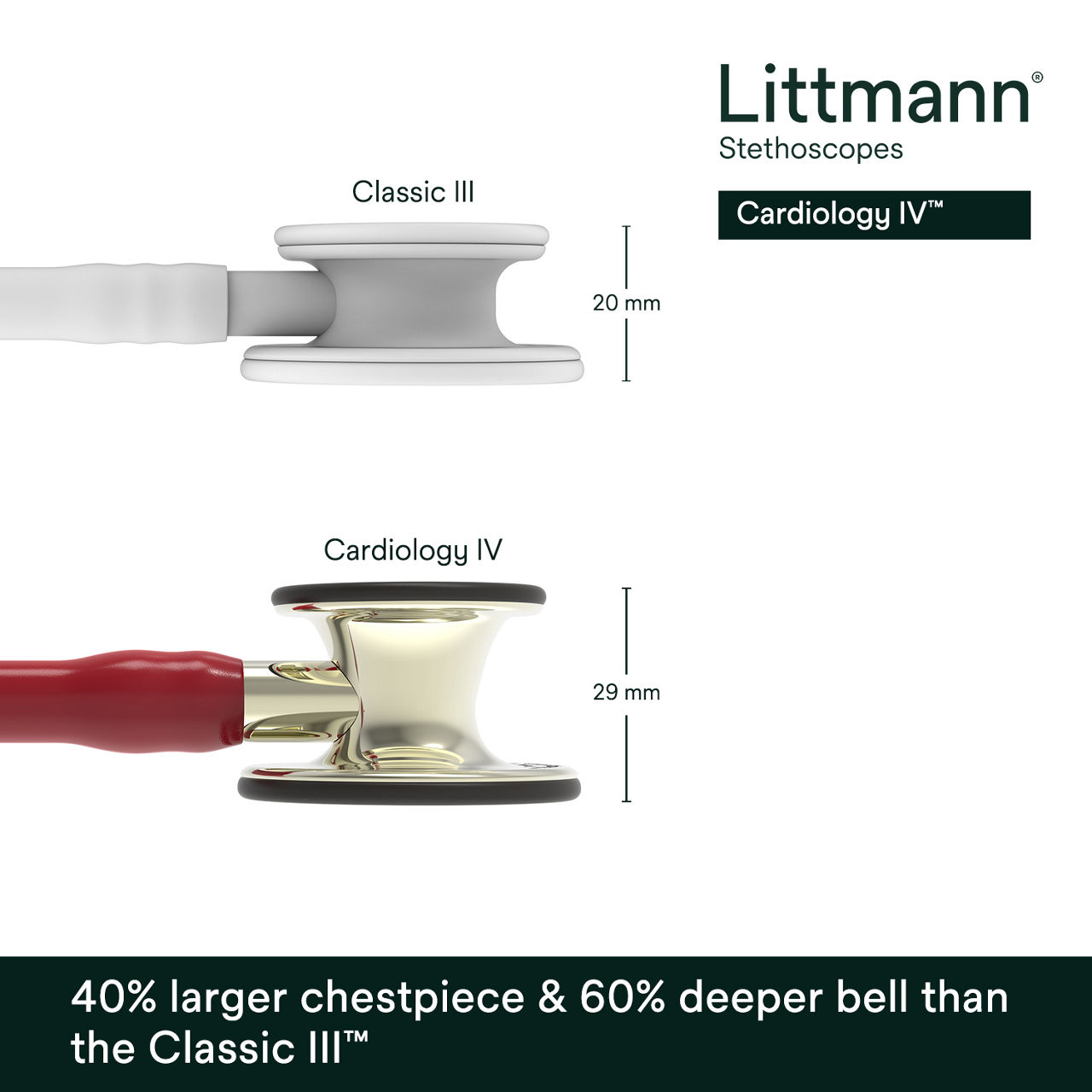 Littmann Cardiology IV Stethoscope 6176 B+ Image 3