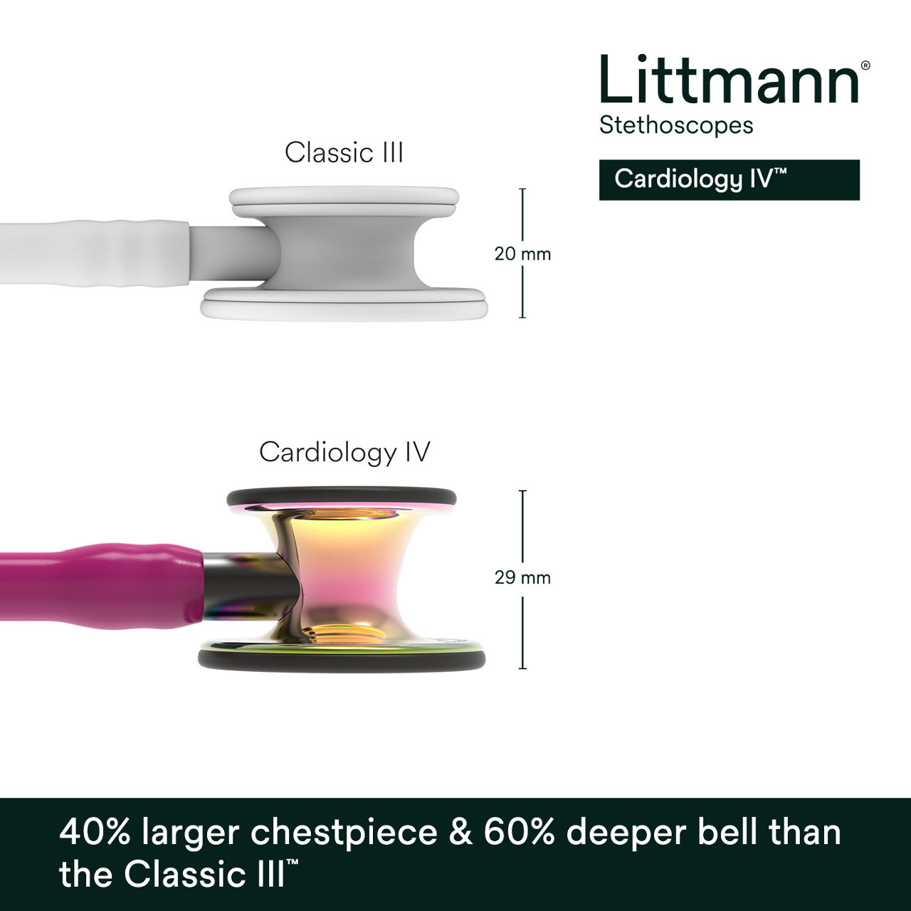 Littmann Cardiology IV Stethoscope 6241 B+ Image 3