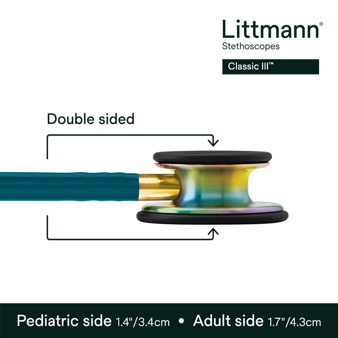 Littmann Classic III Stethoscope, 5807, B+ Image 3