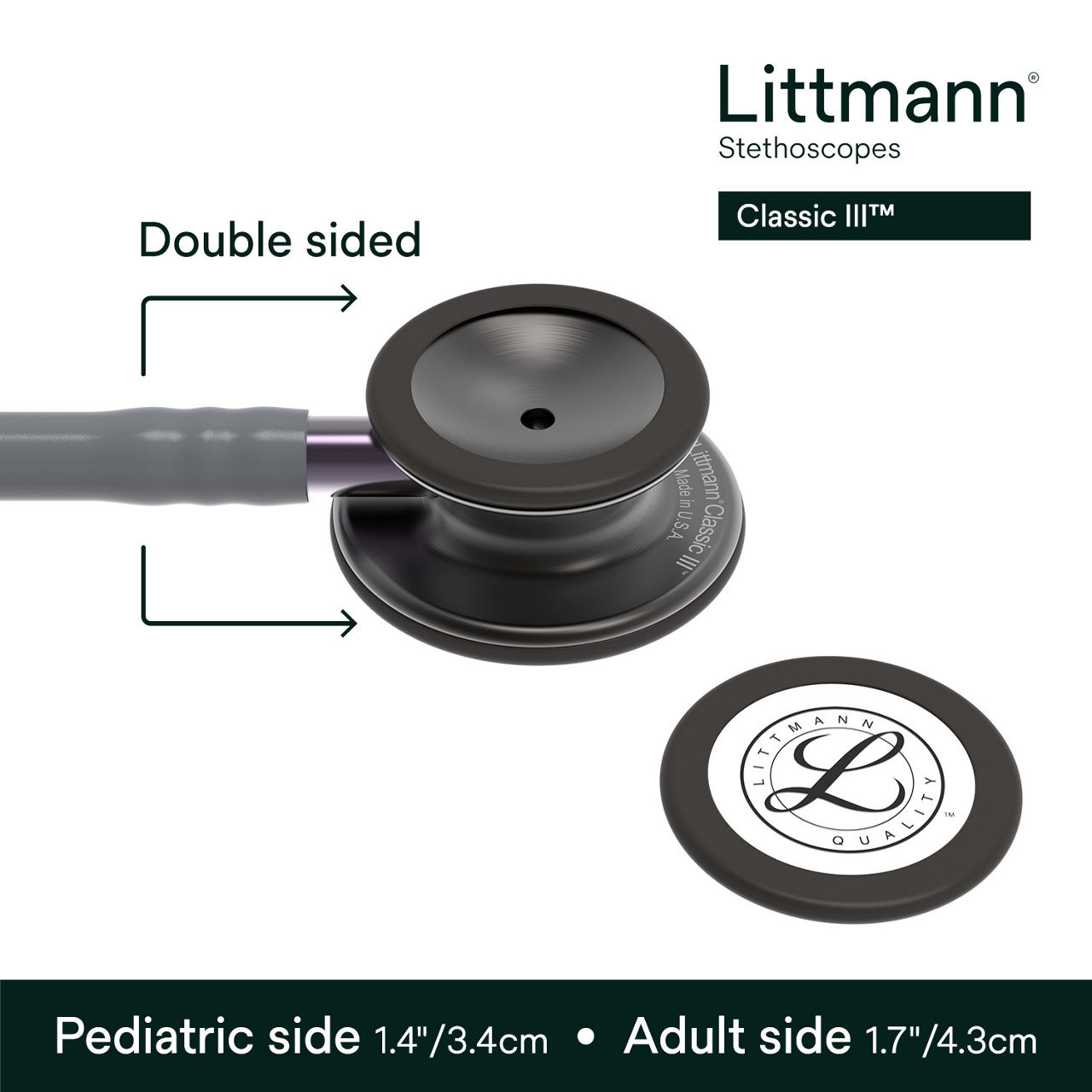 Littmann Classic III Stethoscope, 5873, B+ Image 3