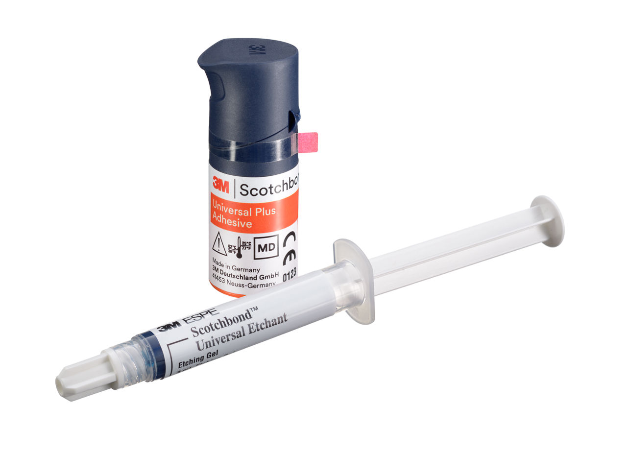 3M Scothbond Universal Plus Adhesive Vial and Scotchbond Universal Etchant 