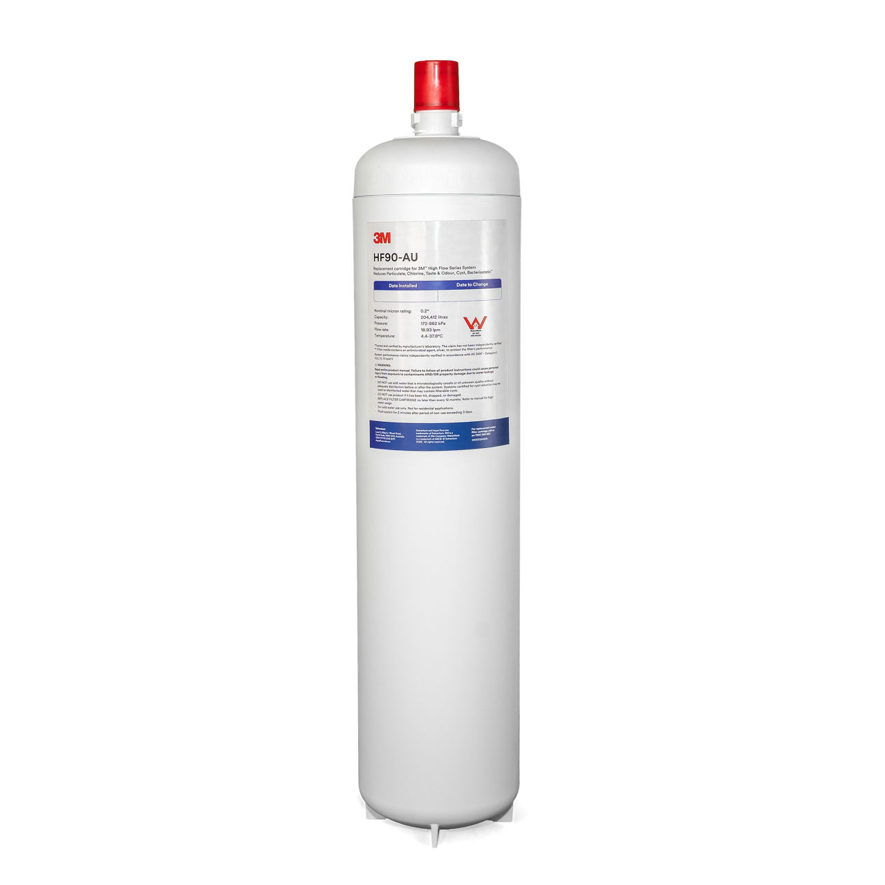 3M™ HF90-AU High Flow Water Filter Replacement Cartridge Front View