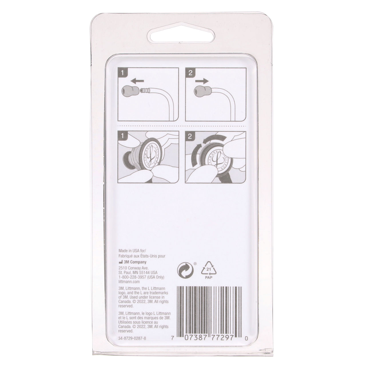 3M™ Littmann® Stethoscope Spare Parts Kit, Classic II S.E., Gray, 40006