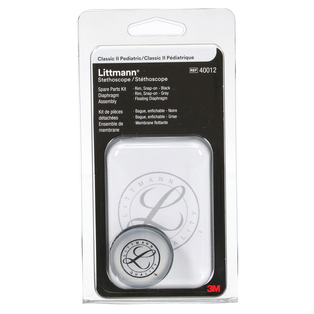 3M™ Littmann® Stethoscope Spare Parts Kit Classic II Pediatric Diaphragm Assembly, 40012