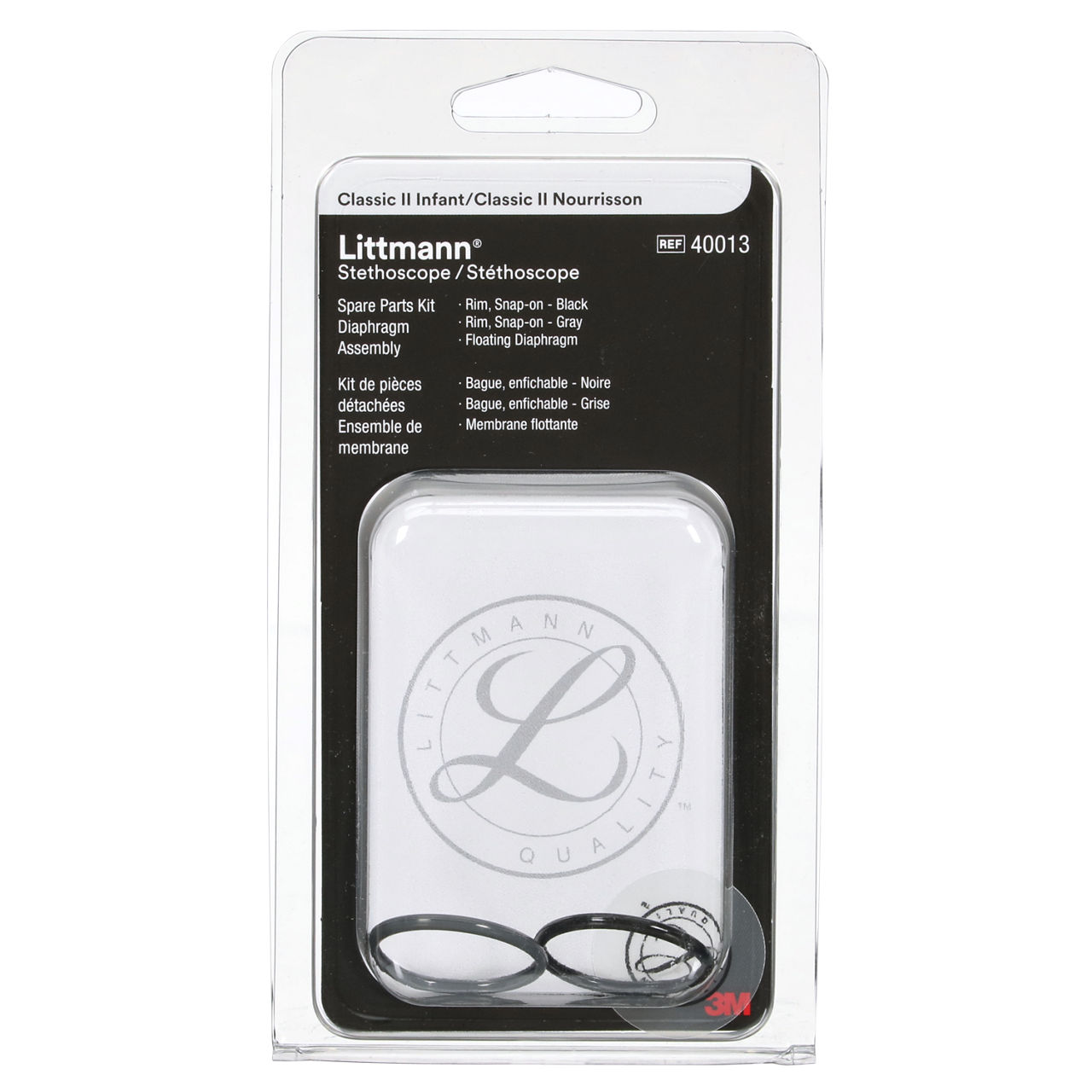 3M™ Littmann® Stethoscope Spare Parts Kit, Classic II Infant Assembly, 40013