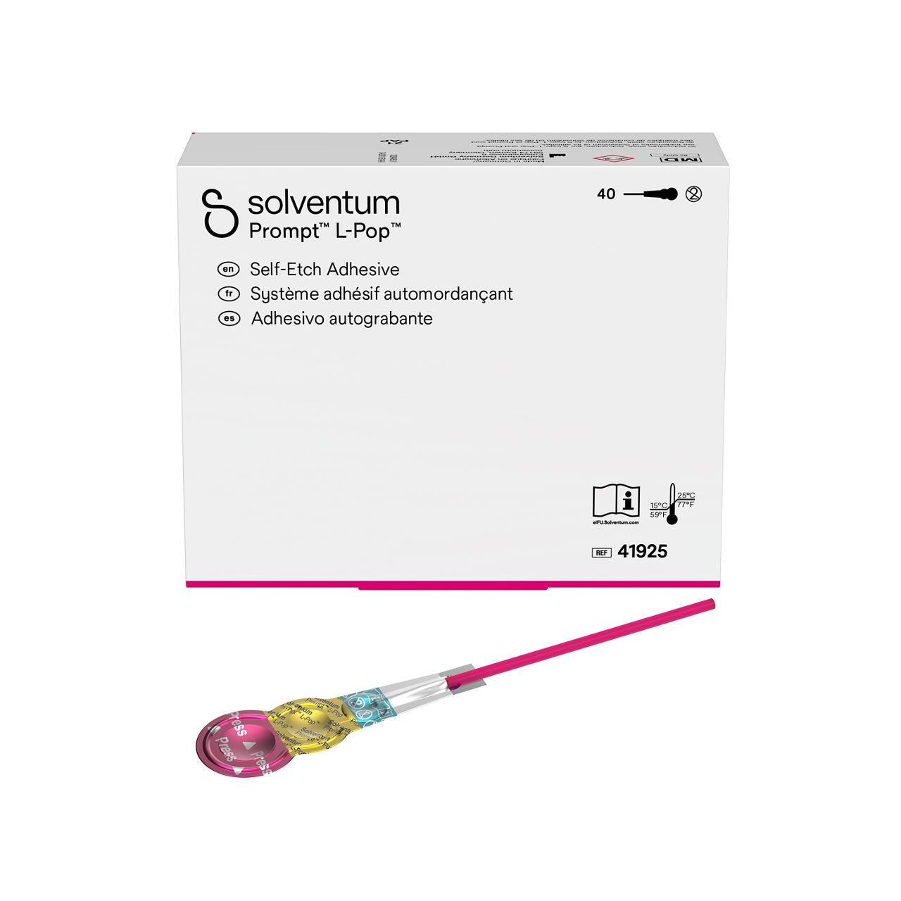Solventum™ Prompt™ L-Pop™ Self-Etch Adhesive, 41925, 40/PAC
