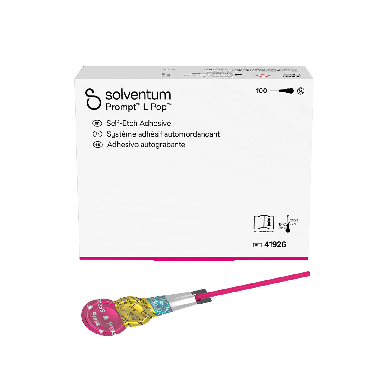 Solventum™ Prompt™ L-Pop™ Self-Etch Adhesive, 41926, 100/PAC