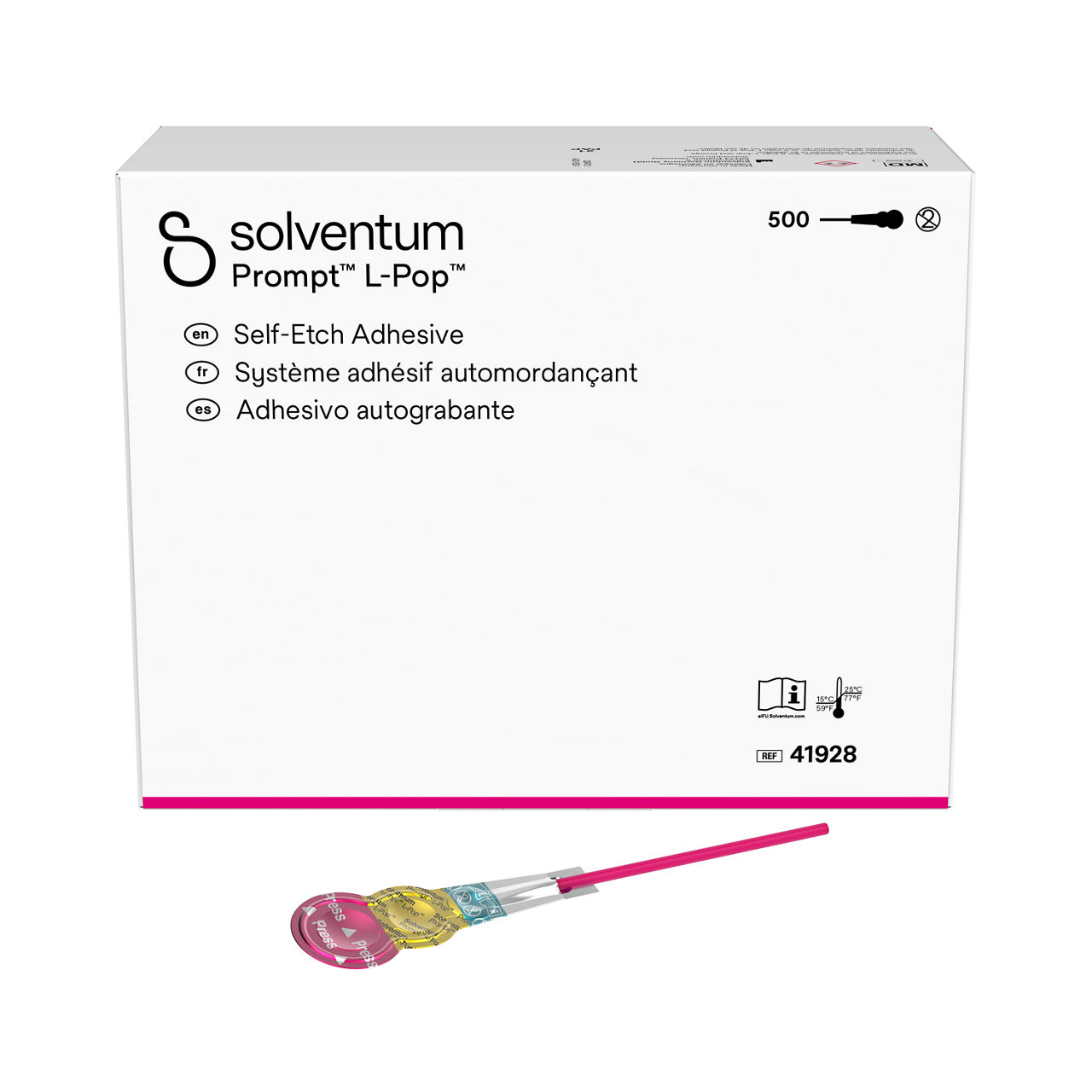 Solventum™ Prompt™ L-Pop™ Self-Etch Adhesive, 41928, 500/PAC