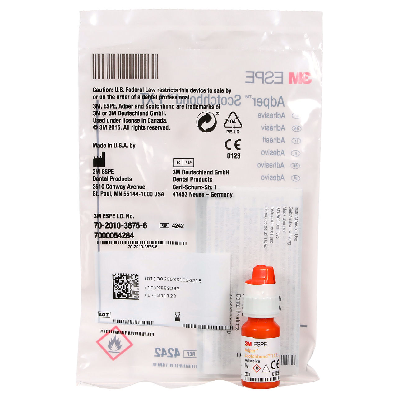 3M™ Adper™ Scotchbond™ 1 XT Adhesive Refill, 4242, 6gm