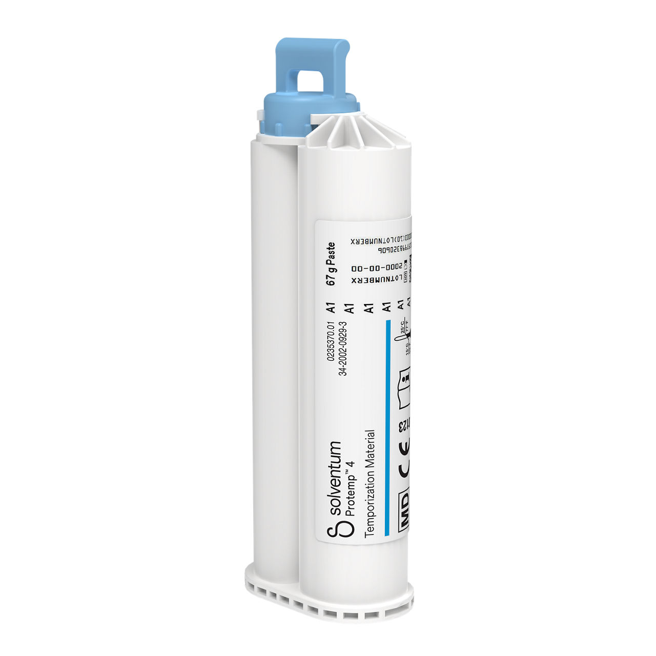 Solventum™ Protemp™ 4 Temporization Material, 46954, A1, 67 g Paste, Mixing Tips – Blue