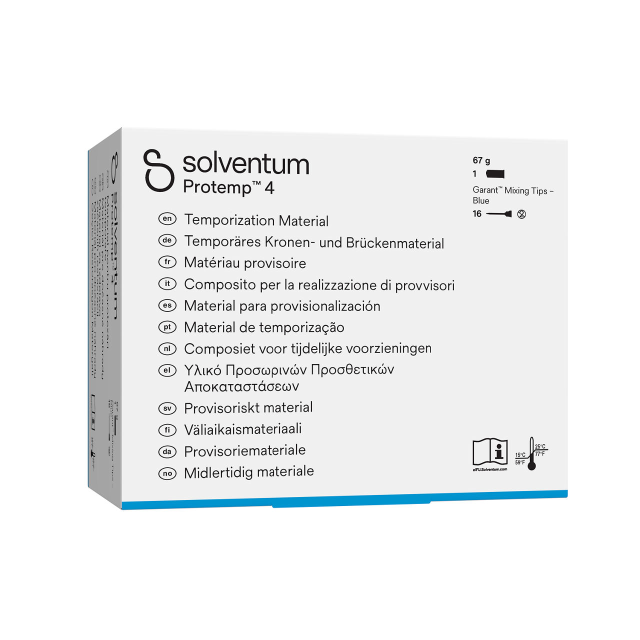 Solventum™ Protemp™ 4 Temporization Material, 46954, A1 - Front, Left, In Packaging (1L1)