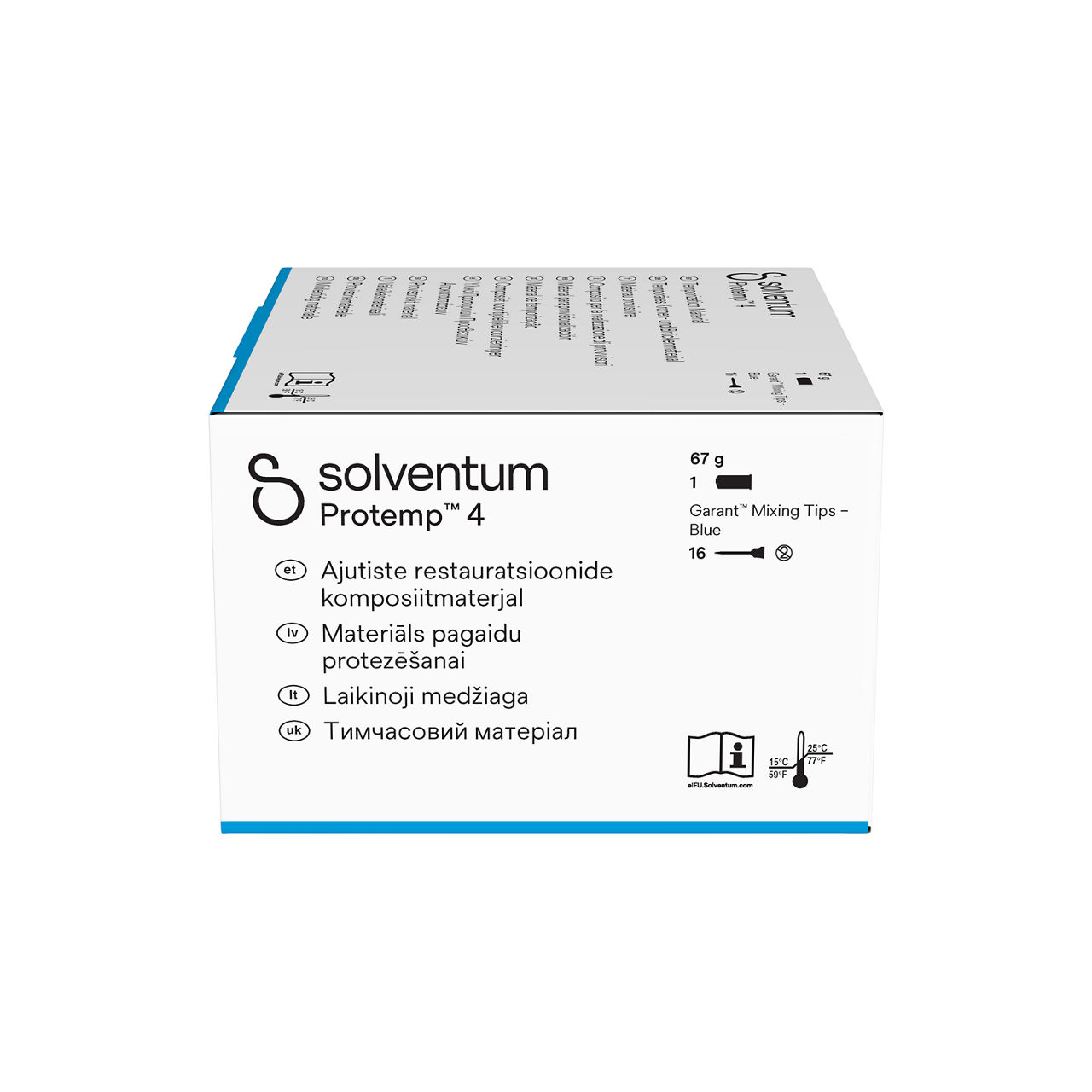 Solventum™ Protemp™ 4 Temporization Material, 46954, A1 - Right, Center, In Packaging (8C1)