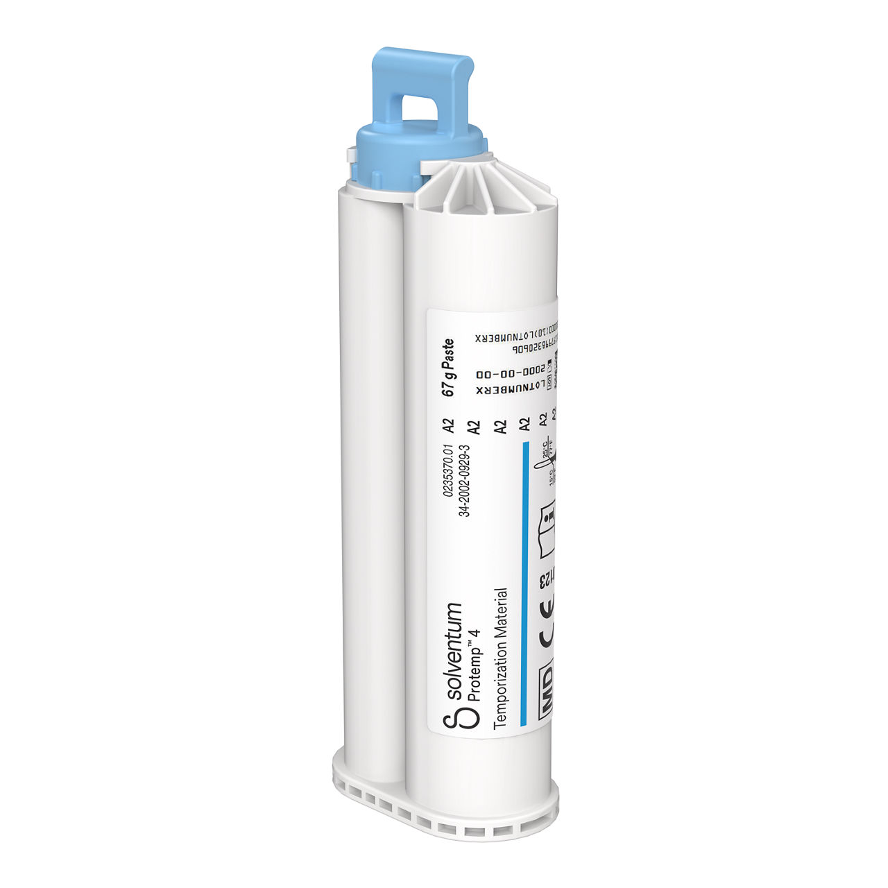 Solventum™ Protemp™ 4 Temporization Material, 46956WE, A2 - Front, Center, Out of Packaging (1C0)