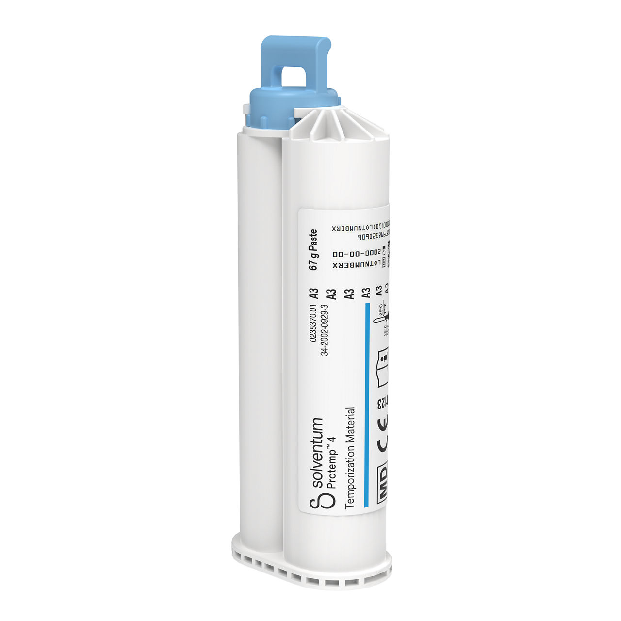 Solventum™ Protemp™ 4 Geçici Restorasyon Materyali, 46957, A3, 67 g Paste, Mixing Tips – Blue