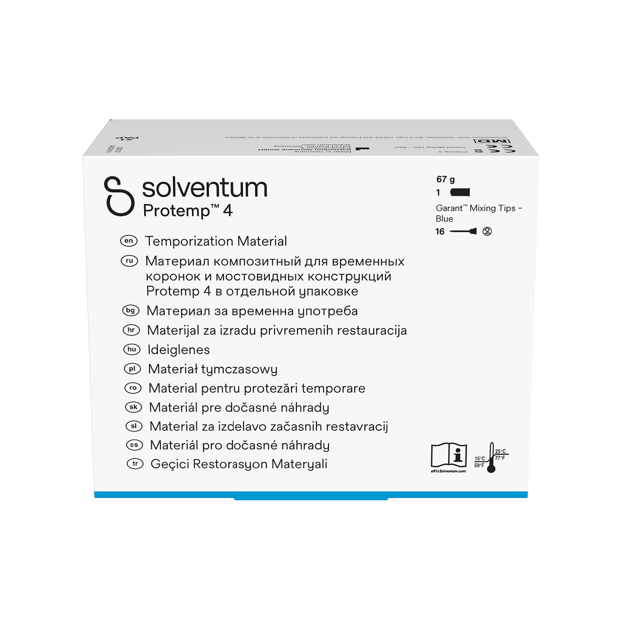 Solventum™ Protemp™ 4 Temporization Material, 46957EE, A3 - Front, Center, In Packaging (1C1)