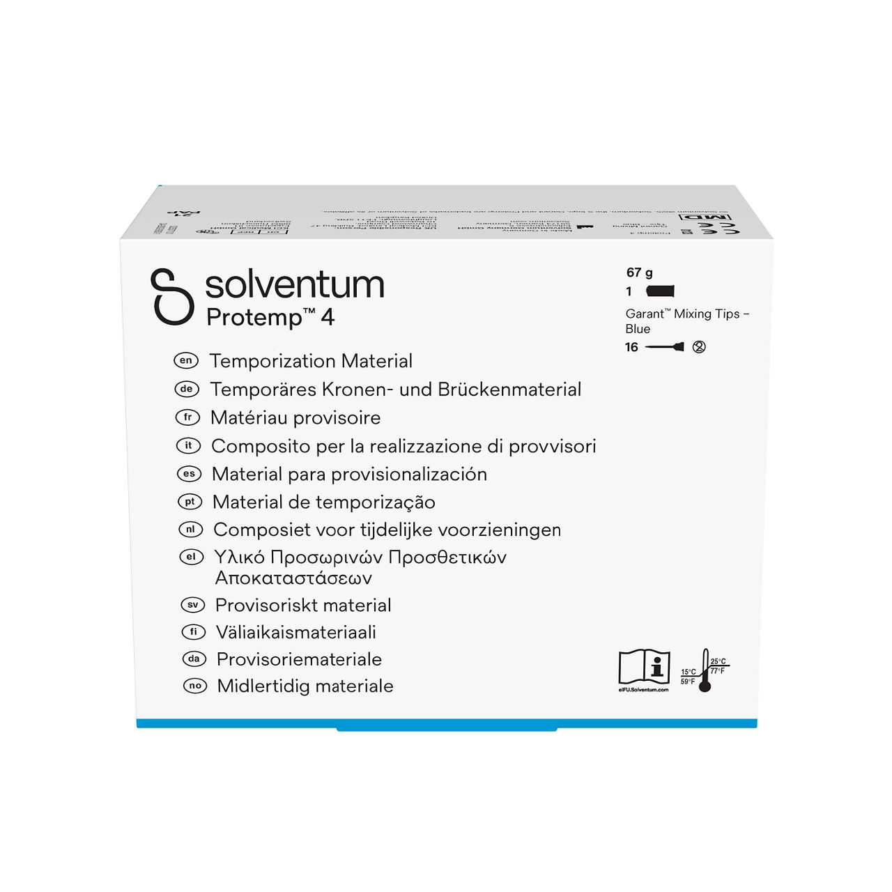 Solventum™ Protemp™ 4 Temporization Material, 46959, Bleach - Front, Center, In Packaging (1C1)