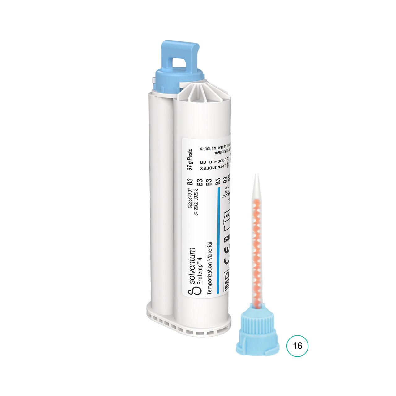 Solventum™ Protemp™ 4 Temporization Material, 46960, B3 - Front, Center, Out of Packaging (1C0)