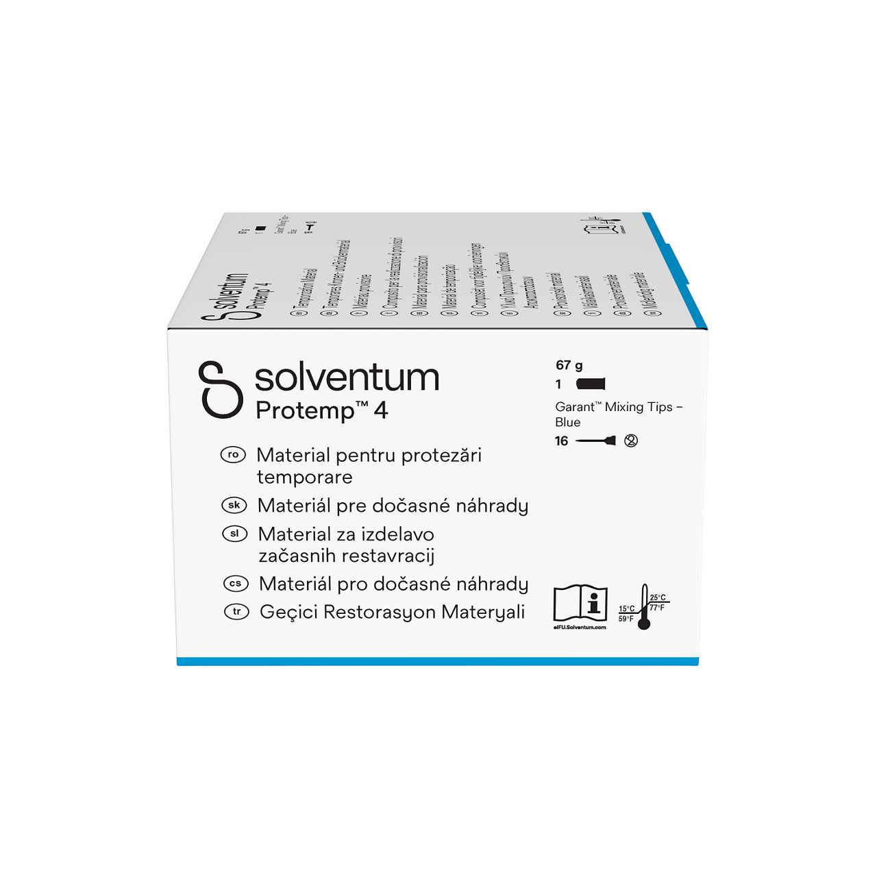 Solventum™ Protemp™ 4 Temporization Material, 46960, B3 - Left, Center, In Packaging (2C1)