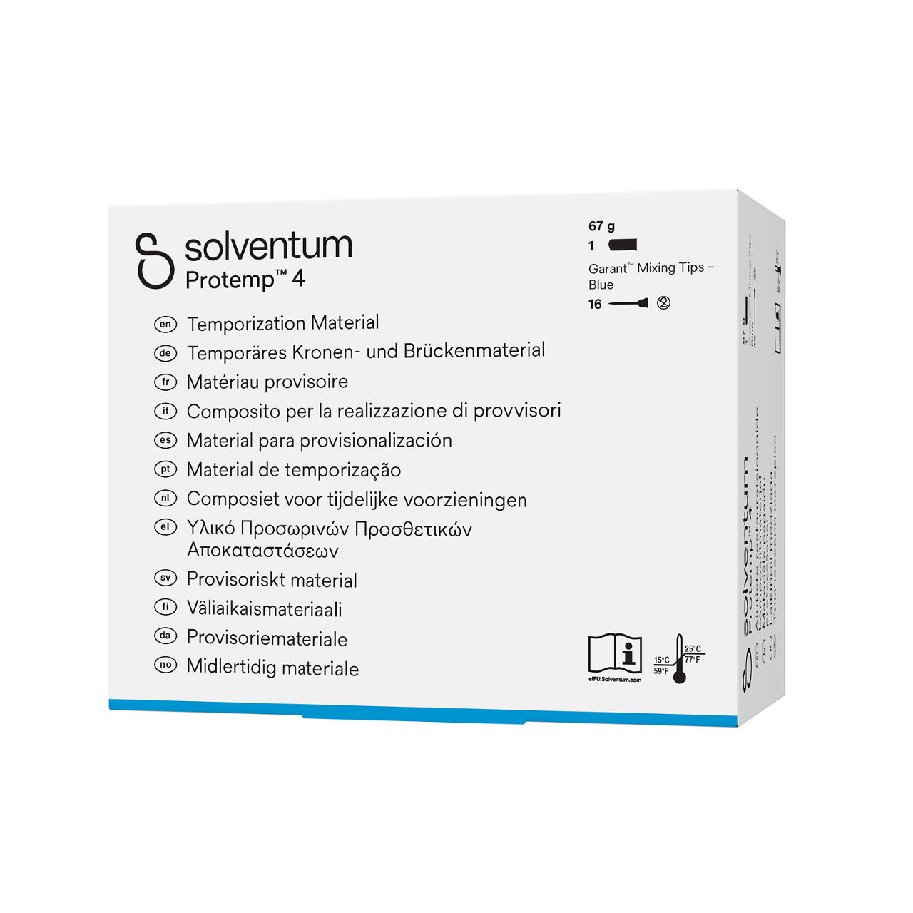 Solventum™ Protemp™ 4 Temporization Material, 46972, A3.5 - Front, Right, In Packaging (1R1)
