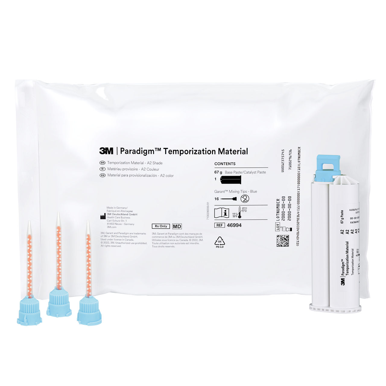 3M™ Paradigm™ Temporization Material, 46994, Shade A2