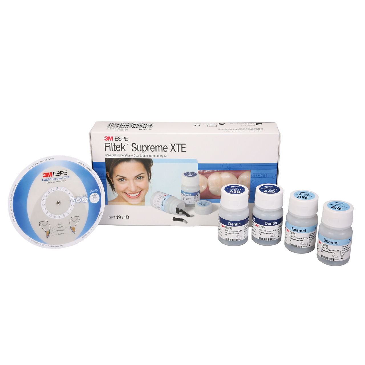 3M™ Filtek™ Supreme XTE Universeel Restauratiemateriaal Dual Shade Intro Kit Capsules, 4911D