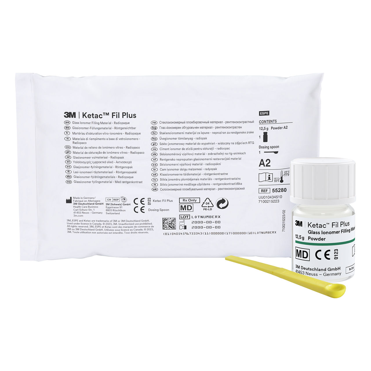 3M™ Ketac™ Fil Plus Glass Ionomer Filling Material, 55280, A2, Powder